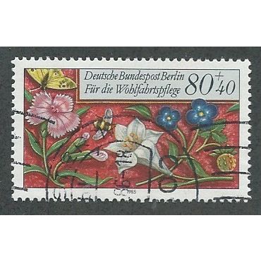 BERLIN -1985 80pf+40 'HUMANITARIAN - MOTIFS' FINE USED (EBID44-887)