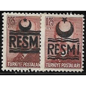 1955/1957 Michel D25+D39 - MNH (**)