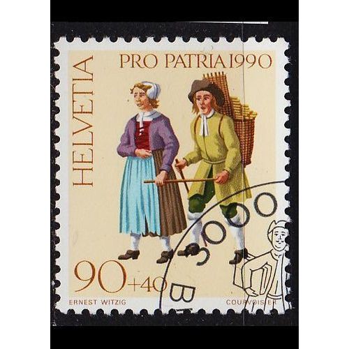 SCHWEIZ SWITZERLAND [1990] MiNr 1420 ( O/used ) Pro Patria