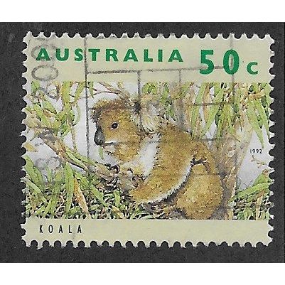 AUS 1992 50c 'WILDLIFE (1ST SERIES) -KOALA' FINE USED (EBID68-746)