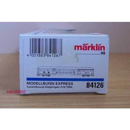 Marklin 84126 HO Modellbunn Express Video Car - 1st and 2nd Class - CFL NIB