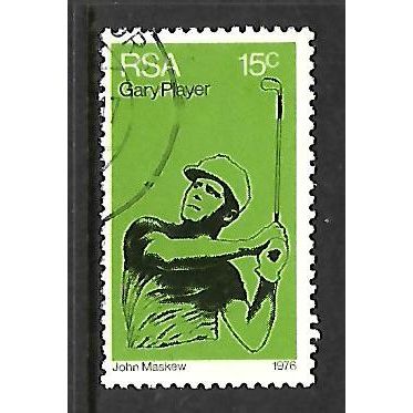 SOUTH AFRICA 1976 15c GARY PLAYER GOLFER 396 FINE USED