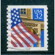 Used 2913 32c U.S. Flag Over Porch Fine CNS 33333 W0863