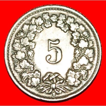 Ⰶ LIBERTY (1879-2025): SWITZERLAND★5 RAPPEN 1948B! DIES I+A★LOW START★NO RESERVE