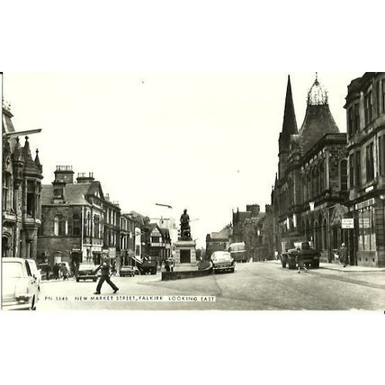 Stirlingshire FALKIRK New Market Street Postcard (PN.5545)