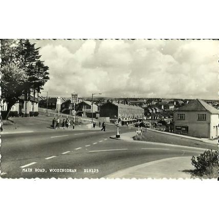 Sussex WOODINGDEAN Main Road Postcard (Norman D18123)