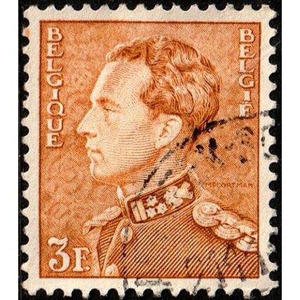 Belgium 1951 King Leopold 3F Used Stamp