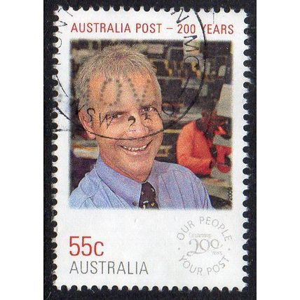 Australia 2009 Australia Post II-Our People, Your Post - John Marsh 55c Used