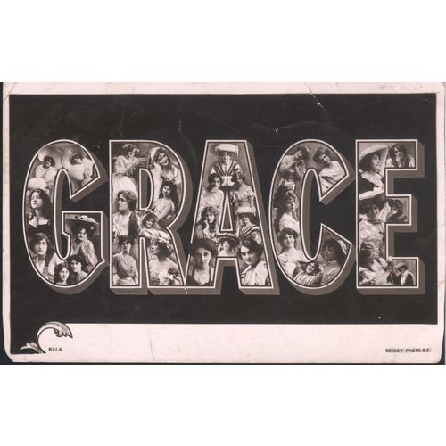 Antique Rotary Photo PC 1905 - Grace