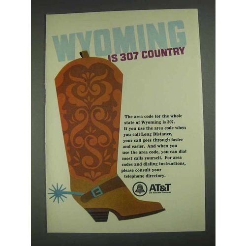 1967 AT&T Long Distance Ad - Wyoming is 307 Country