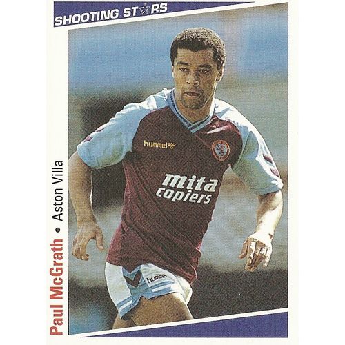 Merlin's Shooting Stars 1991/92 Cards: A. Villa - Defender, McGrath (Paul)