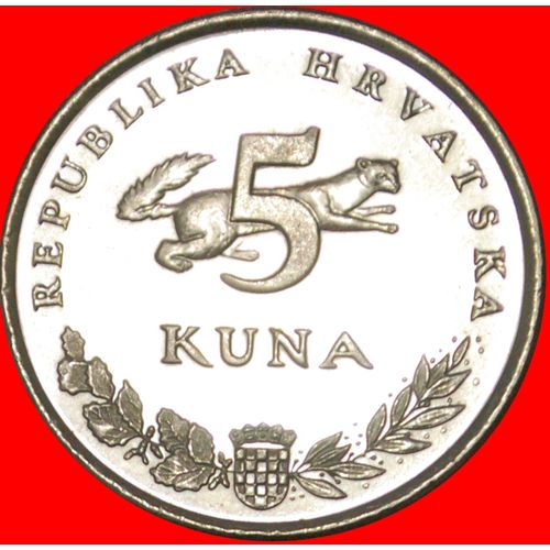 BEAR: CROATIA ★ 5 KUNA 2011. MINT LUSTER! LOW START ★ NO RESERVE!