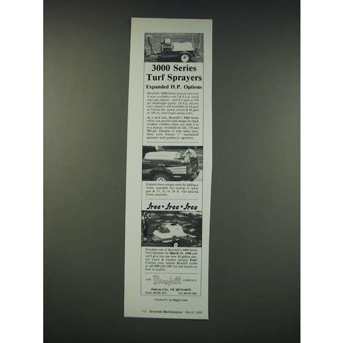 1990 Breyhill Ad - 3000 series turf sprayers