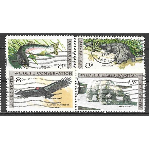 USA N° 927/30 YVERT OBLITERE ( USD )