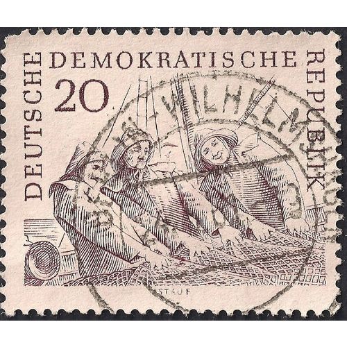 DDR, Ocean Fishery, 1961, 20 Pfennig