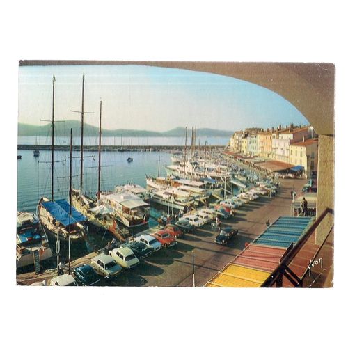 LE PORT, SAINT-TROPEZ , France used postcard 1972 postmark =