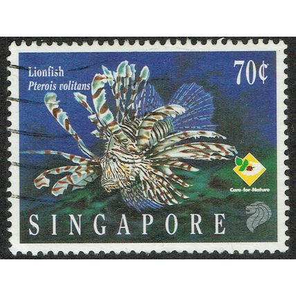 Singapore 1995 Marine Fish 70c Multicoloured SG809 GU