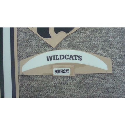KANSAS STATE JAYHAWKS FULL SIZE FOOTBALL HELMET DECALS W/STRIPE & BUMPERS