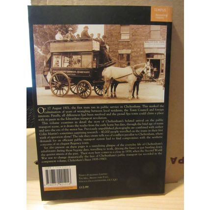 CHELTENHAM TRAMS & EARLY BUSES by Colin Martin 2004 p/b 128 pages =