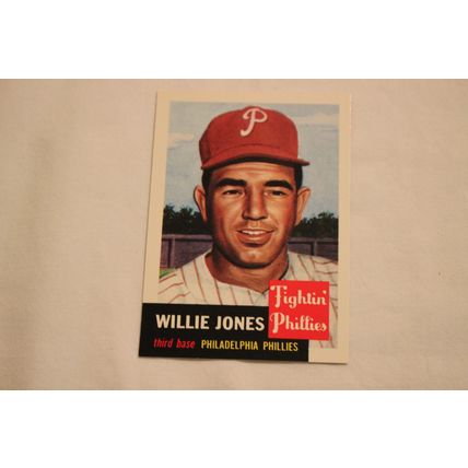 Willie Jones 1991 Topps 1953 Archives NO. 88