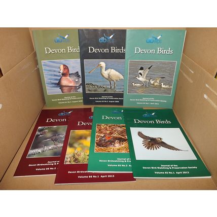 DEVON BIRDS JOURNALS 2008 - 2013 (PB, VGC, 7 editions)