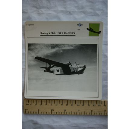 Boeing XPBB-1 Sea Ranger - USA - Seaplane - Collectors Club Card