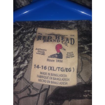 Red Head Brand ripstop camo shirt