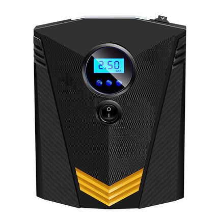 Inflador de neumáticos digital de 12 voltios, compresor de aire para coche moto