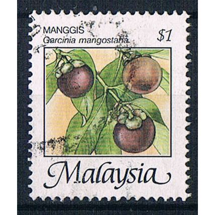 Malaysia 1986 SG347 mal42 Mangosteen $1 Used Stamp