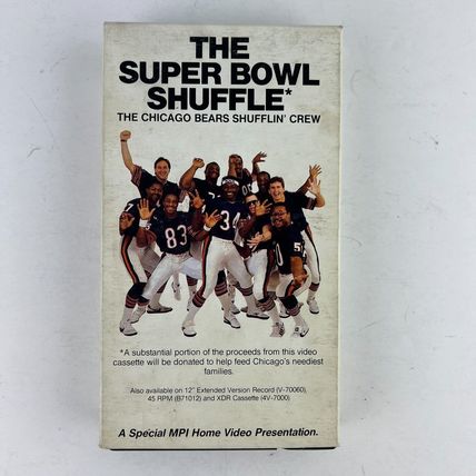 Chicago Bears Football Greatest Moments in Bears History & Superbowl Shuffle VHS