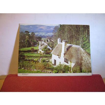 SELWORTHY, SOMERSET used vintage postcard by Judges 1973 pm =