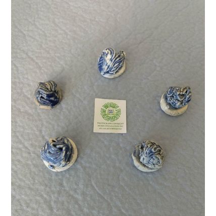 LOT OF 5 WORRY WART MINI GARROU POTTERY PIECES