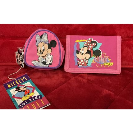 A Disney Cute Sweet Lot Of 2 New Vintage Minnie Mouse Items