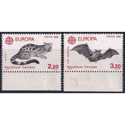 France 1986 SG 2726-7 UMM Europa/CEPT (G-029 (2))