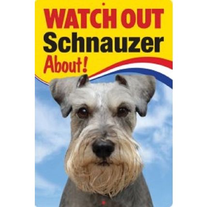 SCHNAUZER 3D DOG SIGN great Christmas stocking filler