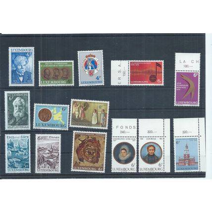 Luxembourg stamps. 1975, 1976 & 1977 MH lot. CV £17+ (AK122)