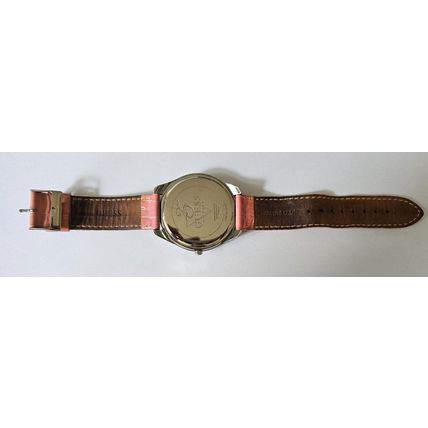 Ladies Guess Watch with Pink Leather Strap & Silver & Pink Face