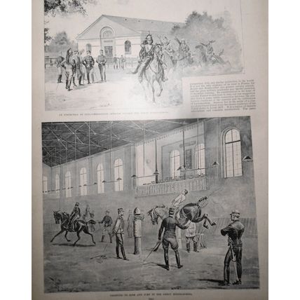 Harper's Weekly April 22, 1893 - Naval maneuvers; Circus; French cavalry;Artists
