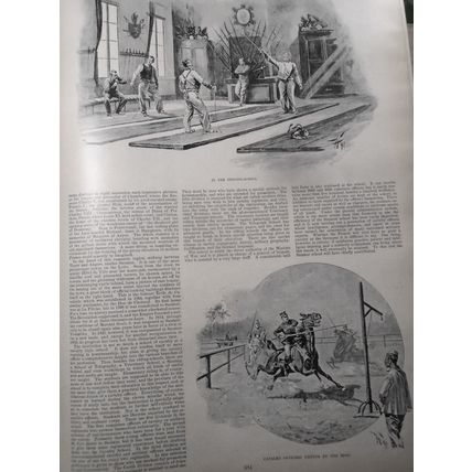 Harper's Weekly April 22, 1893 - Naval maneuvers; Circus; French cavalry;Artists