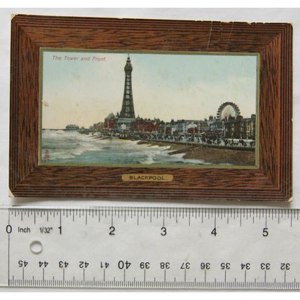 vintage postcard Blackpool, The Tower & Front