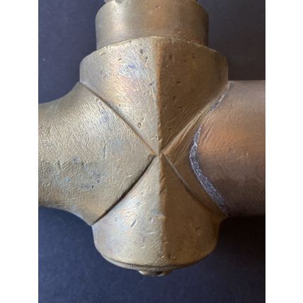 Antique Brass Barrel / Hose Tap Spigot.