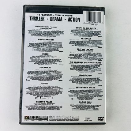 13 Film Set DVD 3 Disc Box Set Thriller, Drama, Action