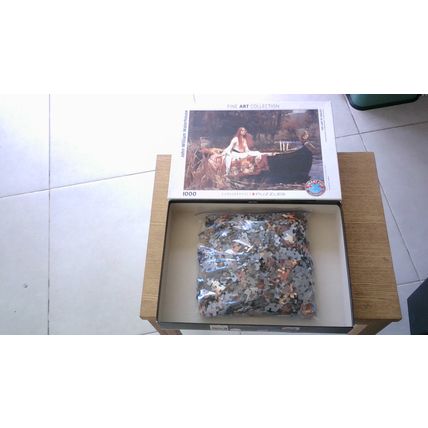 THE LADY OF SHALOTT by John William Waterhouse Jigsaw 1000 Piece) Pomegranate