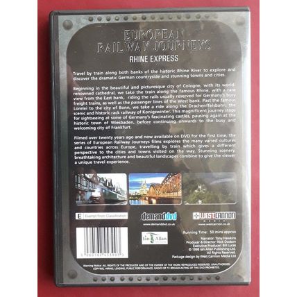 Rhine Express, European Railay Journeys (Germany) - railway DVD (1998)