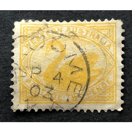 AUSTRALIAN STATES..-western australia SG 118 USED 2d #1