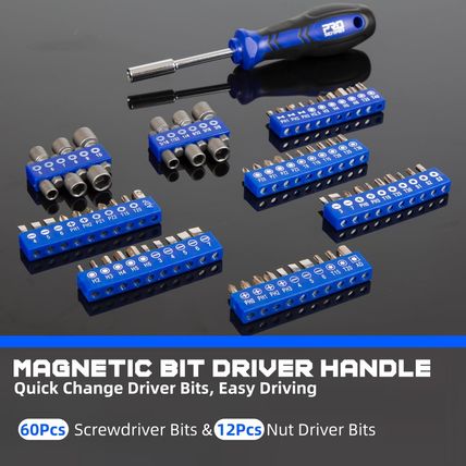 Prostormer Mechanic Tool Set, 240-Pieces Universal Household Auto Repair Tool Ki