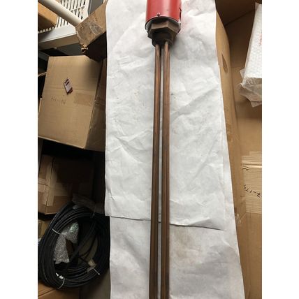 NEW CHROMALOX MT-270A 27" SCREW PLUG IMMERSION HEATER,480V,7KW,1-PH,AO