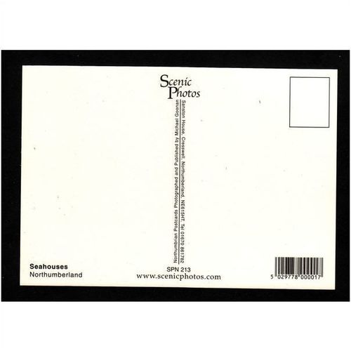 NORTHUMBERLAND POST CARD - SEAHOUSES No SPN 213 MICHAEL GOONAN UNUSED