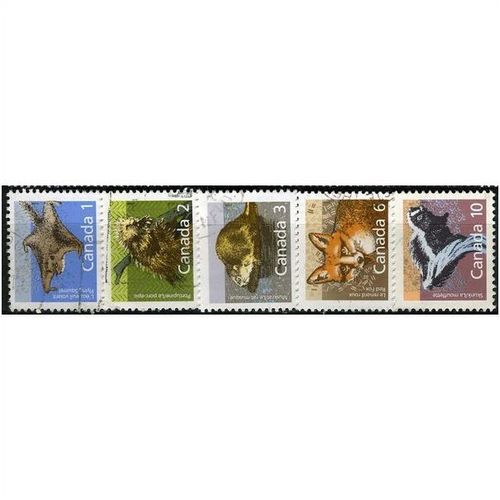 1988/1993 5 different values - #284 fine used (o)