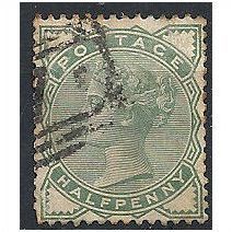1880 SG165 1/2d Pale Green Good/Fine Used.. .